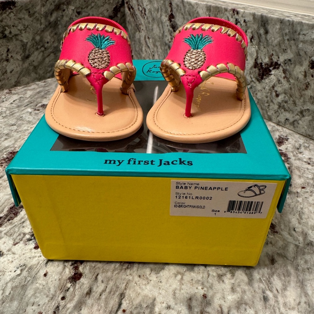 Jack rogers my first rogers baby jacks. Brand new in box.